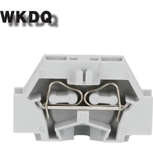 10pcs 261-301 Wire Conductor 2 Conductors Miniature Feed Through Din Rail Terminal Block Connector