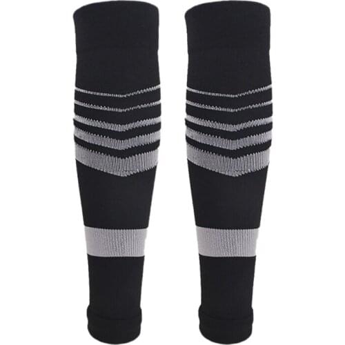 2Pcs Lengthen Compression Leg Warmers Basketball Football Cycling Socks Knee Calf Knitted Sleeves Leg Warmers Unisex