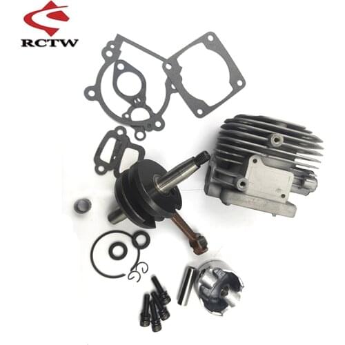 32CC Upgrade 36CC Four Bolt Engine Cylinder Kit for 1/5 Hpi ROFUN ROVAN KM Baja LOSI 5IVE T FG Engines Truck Spare Toys Parts