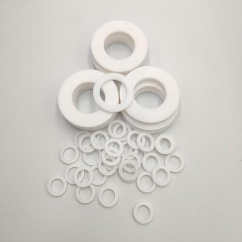 5 PCS thickness 3mm DN125 PTFE gasket PTFE flange gasket flat polytef flange gasket