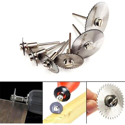 7pc / 6pc Small Saw Blade Set High Speed Steel Cutting Electric Mini Wood Blade Saw Blade Blade Power Saw Tool Grinding U2F3
