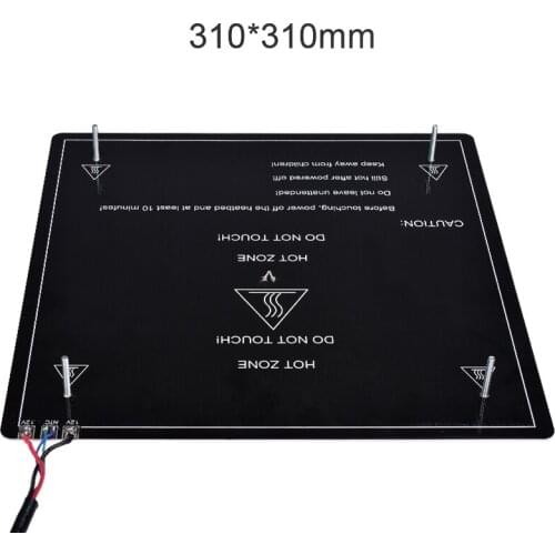 3D printer accessories crystal lattice space lattice hot bed glass plate hot bed platform square easy access model hot bed film