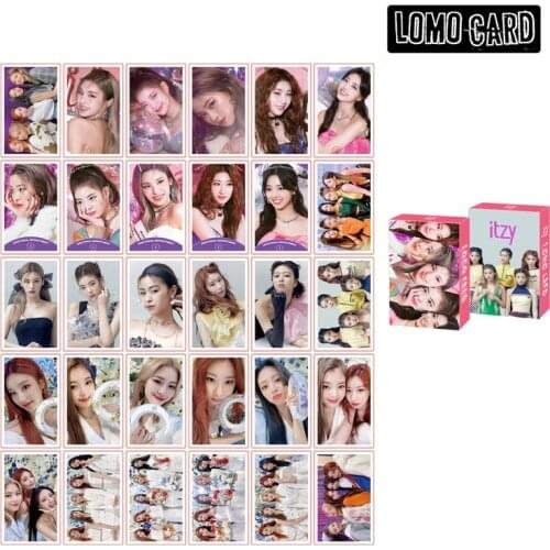 30Pcs/Set Kpop ITZY The boyz Cravity IU Golden Child LOMO Card Good Quality Album Poster HD Photocard Fans Gift