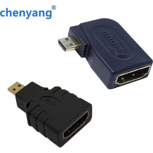 Free shipping high quality HDMI- compatible Female to Micro HDMI Male Adapter