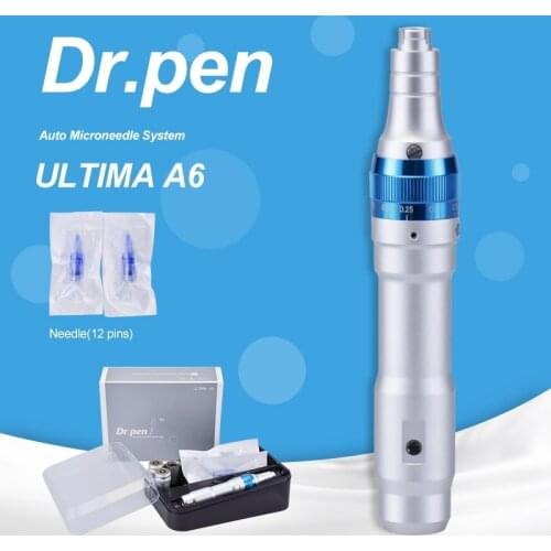 Wireless Dr.Pen A6 Permanente Microblading Tattoo Needles Pen Makeup Machine Eyebrows Eyeliner Lips Micro Needling Tool