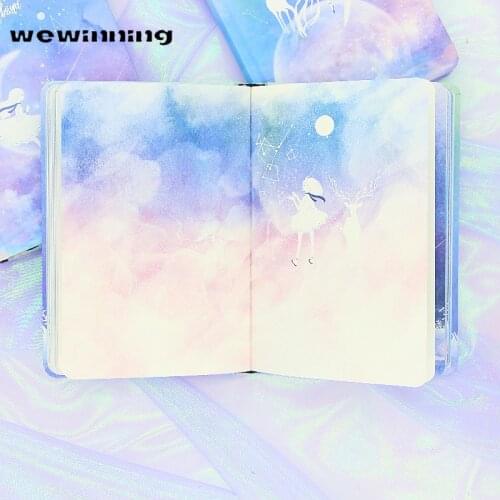 Notepad Notebooks Sketchbook for Drawing Journals Kawaii Diary Star A5 Inner Page Illustration Gifts Office School Supplies