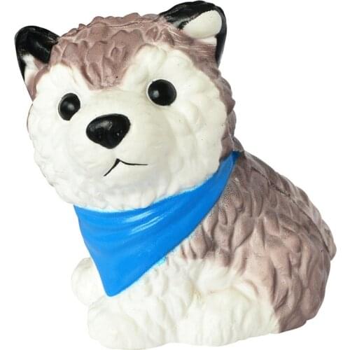 Random Color Jumbo Simulation Dog Squishy Scented Soft PU Slow Rising Stress Relief Toy Kids Grownups Squeeze Toys 12*9 CM