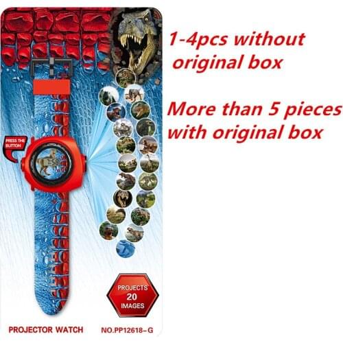 3D Projection Children Toy Dinosaur Watches Kids 20 Picture Cartoon Pattern Boys Watch Girls Digital Wristwatches Relogio Gift