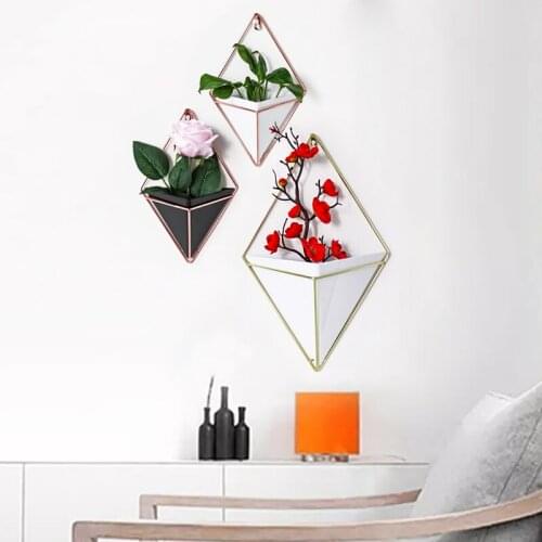 Plant Flower Pot Three-dimensional Hanging Flower Pot Home Decoration Garden Wall Hanging Pots For Flowers