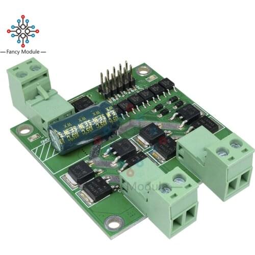 Dual DC Motor Driver Module Bread Board H Bridge L298 Chips Controlled Logic DC 12 -24 V 7 A 160 W