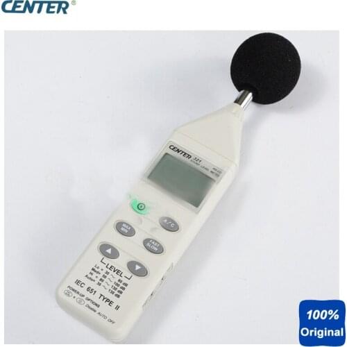 PC Interface Sound Level Meter Noise Level Tester with Auto Power Off CENTER-321
