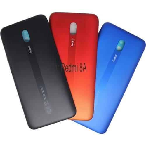 Battery Cover For Xiaomi Redmi 8A Back Housing Glass Rear Door Case Panel High Quality 6.22 Inches 2019 Replacement