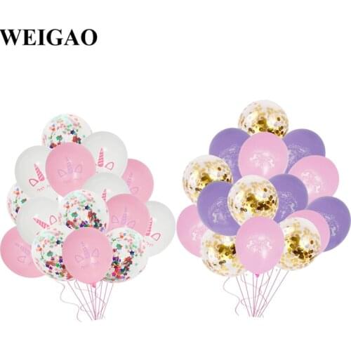 Unicorn Birthday Latex Balloons Unicorn Balloons Party Supplies Unicornio Decoration 1st Birthday Baby Shower Party Supplies