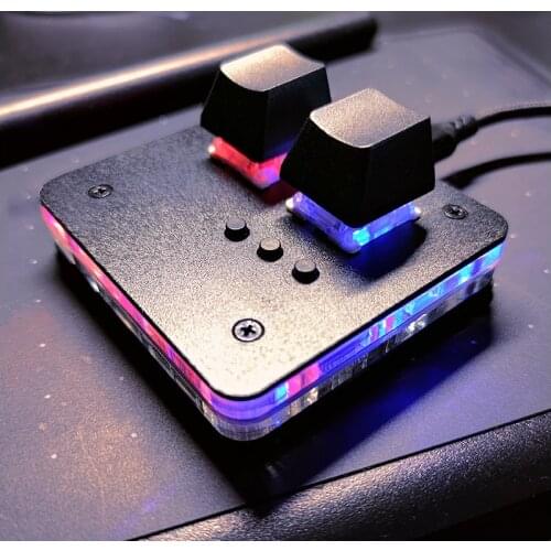 Mini Mechanical Gaming Keyboard Full Color Backlit Music Game Touch Wheel Axle Tester OSU Programmable For SimPad 2