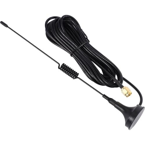 4G Monopole Antenna Suction Cup Magnet 3Meter Sma Antenna Height 31Cm 10Dbi Gain Rg174 Cable for Sim7600A-H Sim7600Sa-H Sim7600E