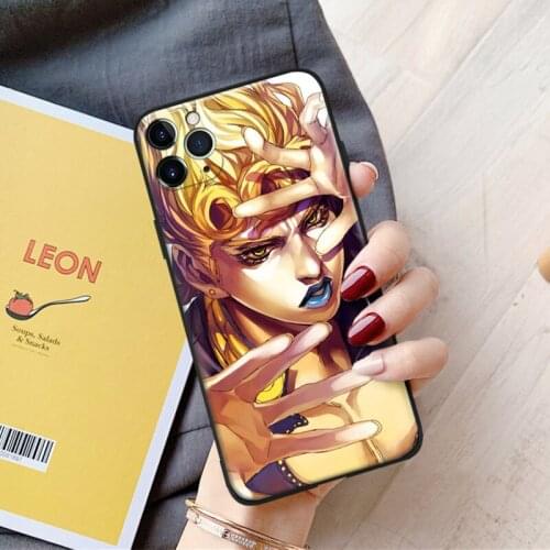 Giorno giovanna jojo anime For iPhone se 6 6s 7 8 plus x xr xs 11 pro max soft silicone phone case cover shell