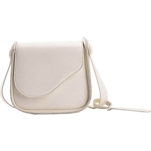 Solid Color Crossbody Leather Bags Luxury Shoudler Bags For Women Trend 2021 Female Designer Small Handbag And Purses Shopper