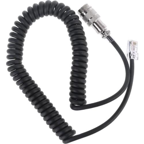 8 Pin to RJ-45 Modular Plug Mic Cable Adapter forYaesu Microphone MD-200 MD-100M-1 M-100 FT-450 FT-900 FT-991 FT-891 Transceiver