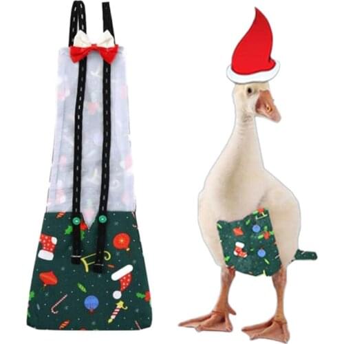 Pet Chicken Diapers Duck Diaper Adjustable Farm Animal Poultry Clothes Washable for Holiday Birthday Celebration Party Gift