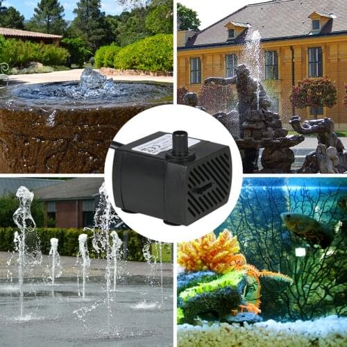 280L/H 4W Submersible Water Pump for Aquarium Tabletop Fountains Pond Water Gardens Hydroponic Systems Water Pump Tank 220-240V