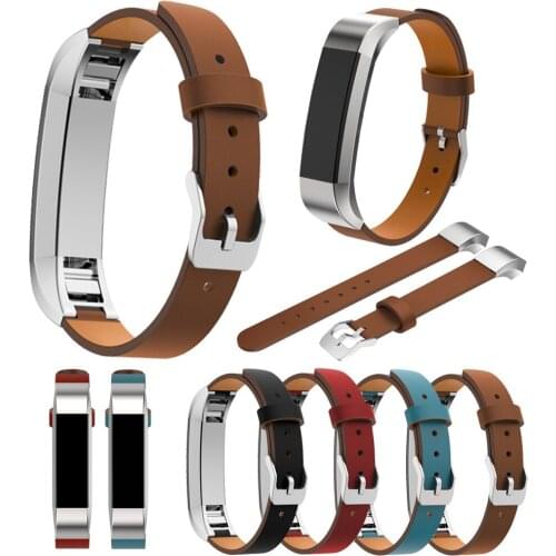 Watchbands Luxury Genuine Leather Watch Band Strap Bracelet For Fitbit Alta Tracker Wrist Band Strap High Quality