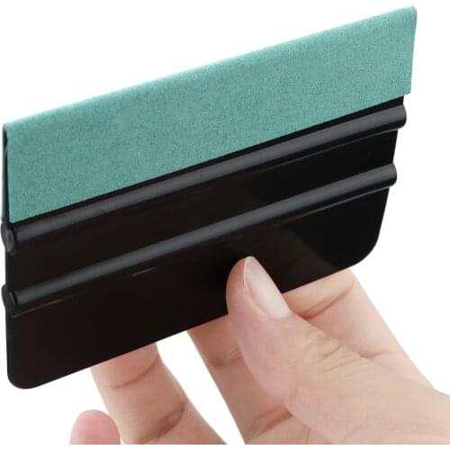 Carbon Fiber Vinyl Squeegee Car Maintenance No Scratch Suede Felt Wrapping Scraper 3pcs Sticker Film Window Tint Tool