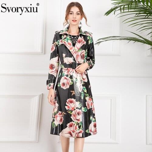 SVORYXIU Women's Long Raincoats