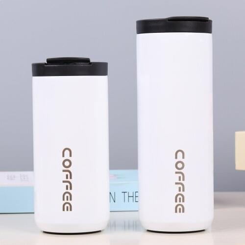 500/350ml Thermos Vacuum Flasks Student Korean Creative Coffee Cup 304Stainless Steel Water Bottle Travel Coffee Mug Tea Mug