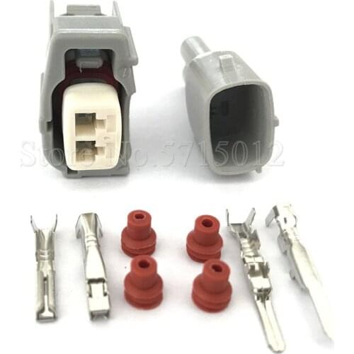 2 Hole 6189-0611 90980-11875 Knock Sensor Connector Fuel Injector Plug For Toyata Corolla
