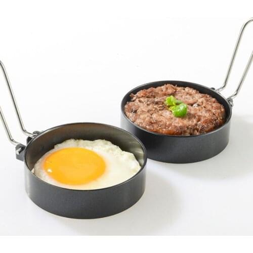 5 Egg Cooking Rings Stainless Steel Kitchen Tools Portable Grill Accessories For Breakfast Sandwich Burger Kitchen Supplies