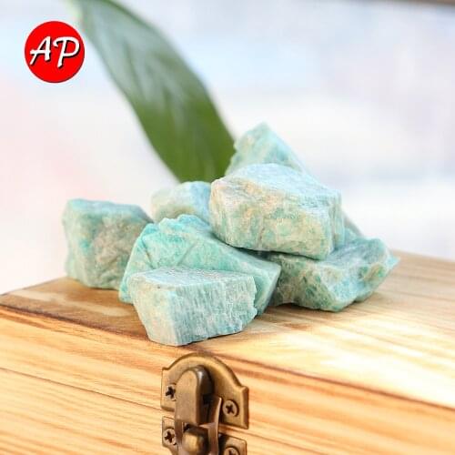 50g 2-4cm Natural Crystal Rough Stone Amazonite Tumbled Stones Unpolished Healing Quartz Meditation Divination Energy Crystal