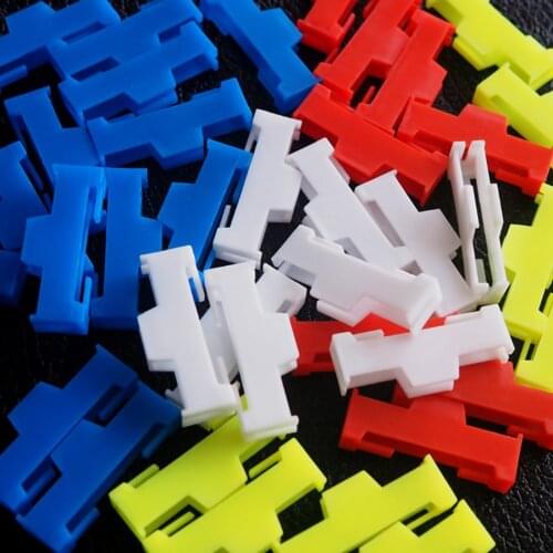 50Pcs Servo Extension Cable Buckle Clip Flight Controll Cords Fastener Jointer Plugs Fixed Holder for RC Airplane Helicopter