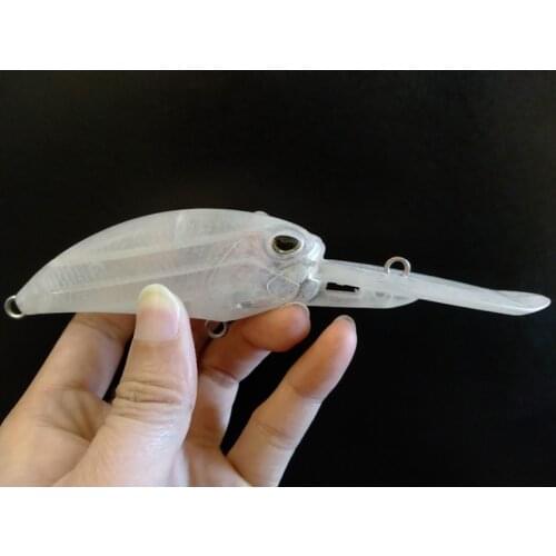 GYFISHING 10 Pcs Top Quality Unpainted Deep Diving Fishing Crankbaits Hard Lures Baits 6.25"/1oz