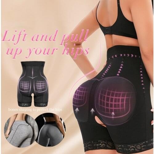 Hip-lifting Body Conjoined Waist and Abdomen Peach Hip Tight-fitting Womens High-waist Three-row Abdomen Hip-lifting Pants