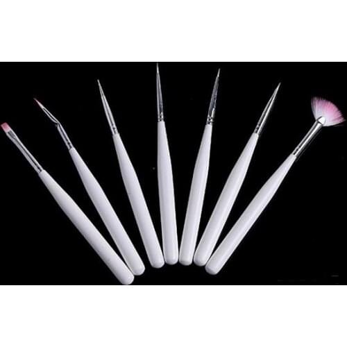 Nail tools Nail polish 7pcs Pencils Carved pen Nail painting set pen Nail brush