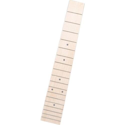 Maple Ukulele Fingerboard Fretboard Luthier Tool Replacement Parts Black Point