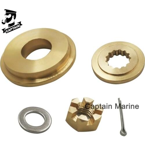 40-140HP Hardware Kit Thrust Washer/Spacer/Nut/Cotter Pin for Evinrude/Johnson/BRP Outboard Propeller 50HP 60HP 70HP 90HP 115HP