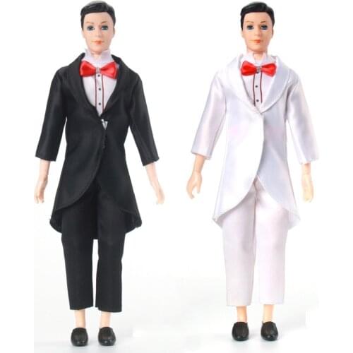 Ken the Boyfriend Outfit Wedding Party Dress Doll Accessories For Barbie Ken Doll Play House Dressing Up Kids Toys Girl DIY Toys