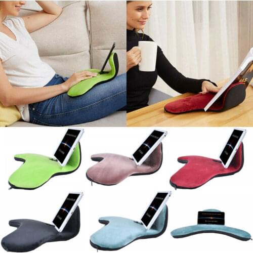 2020 Newest Hot Tablet Stand Pillow Book Reader Holder Reading Rest Relax Wrist Lap Cushion for IPad Phone