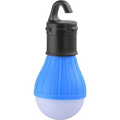 New 3 LED Ultra Bright Outdoor Handle Camping Lamp Plastic Tent Light Bulb With Lamp Hook For Fishing Hiking Hanging Lighting