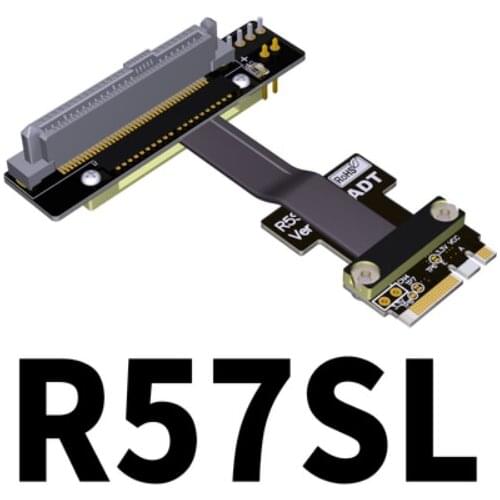 U.2 nvme ssd to m.2 U2 to M2 key a.e. SFF-8639 wifi pcie extension cable for intel motherboard PCIe3.0x1 gen3 8G/bps