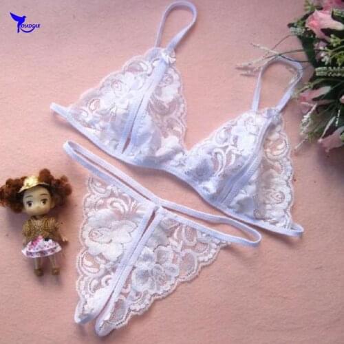 Open Bra Transparent Womens Sexy Lace See Through Micro Mini Bikini Set G-String Costume Lingerie Swimwear Extreme Bathing Suit