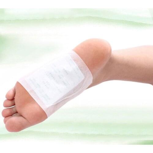 10/100 Pcs Foot Pad Patches With Adhesives Tape Detox Body Toxins Feet Slimming Cleansing Keeping Fit Health Care SANA889