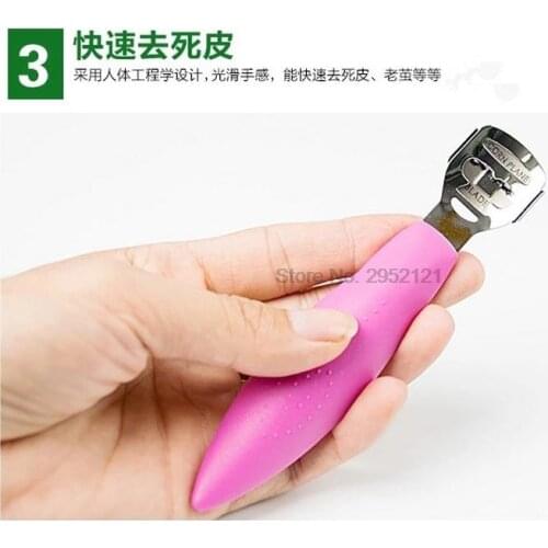 By dhl or ems 200sets Skin Shaver Corn Cuticle Cutter Remover Rasp Pedicure File Foot Callus 10 Blades