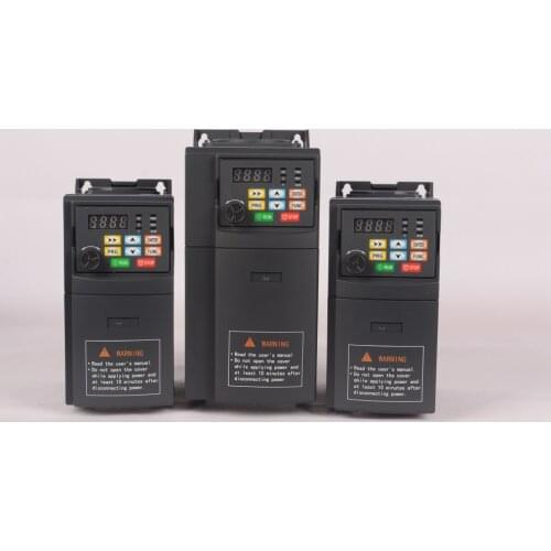 VFD Inverter 1.5KW/2.2KW/4KW/5.5KW Frequency Converter AT1 3P-220V Output CNC Spindle motor speed Control VFD Converter
