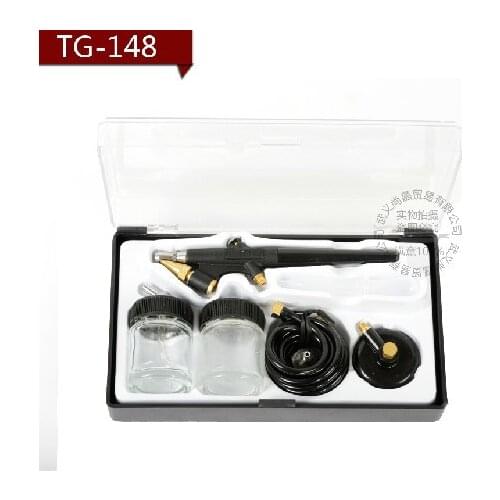 TG-148 0.8mm 22cc Multi-Purpose Downdraft Feed Airbrush Spray Gun, For Model Putty,Wall Painting