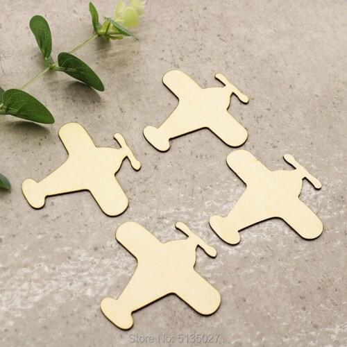 Airplane - Laser Cut Out Unfinished Wood Shape