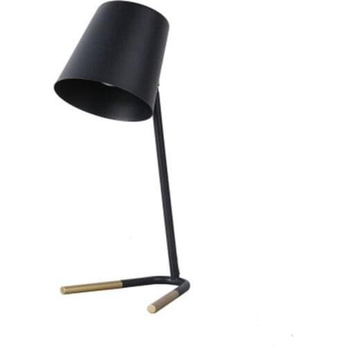 Nordic creative iron table light modern solid color table lamp color table lamp theme hotel decoration light Free Shipping