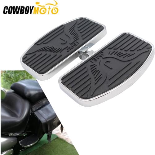 Universal Passenger Rear Footboard Floorboard For Yamaha Drag Star V-STAR V Star XVS 400/650 XVS400 XVS650 1988 1989 1990-2013