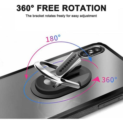 Universal Snap-in Ring Buckle Mobile Phone Bracket Multipurpose Mobile Phone Holder Stand 360° Rotating Cell Phone Ring Bracket